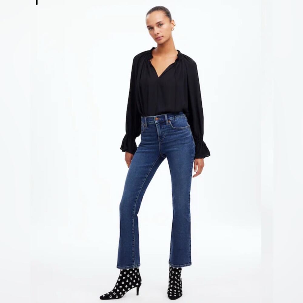 Madewell Women’s Sz 28 Petite Kick Out Crop Jeans / Style NR929